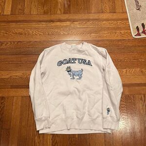 Goat USA‎ embroirded crew neck sweatshirt